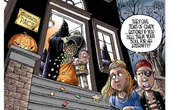 Corporate super PACs buy campaigns and politicians' souls